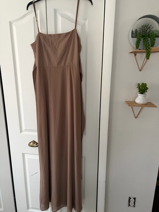 Show Me Your MuMu Dresses & Skirts - Show Me Your MuMu Taupe Spaghetti Strap Maxi Dress